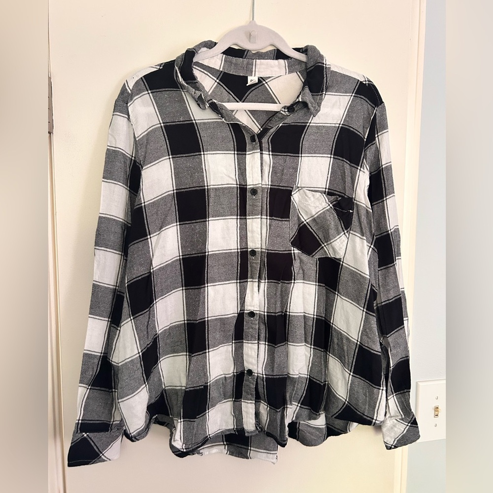 Plaid Button Down